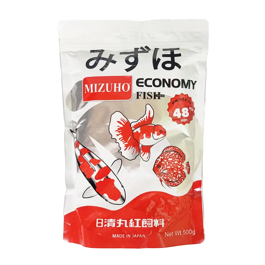 MIZUHO Economy Fish Food (500g) Thức Ăn Cá Cám Chìm Siêu Đạm