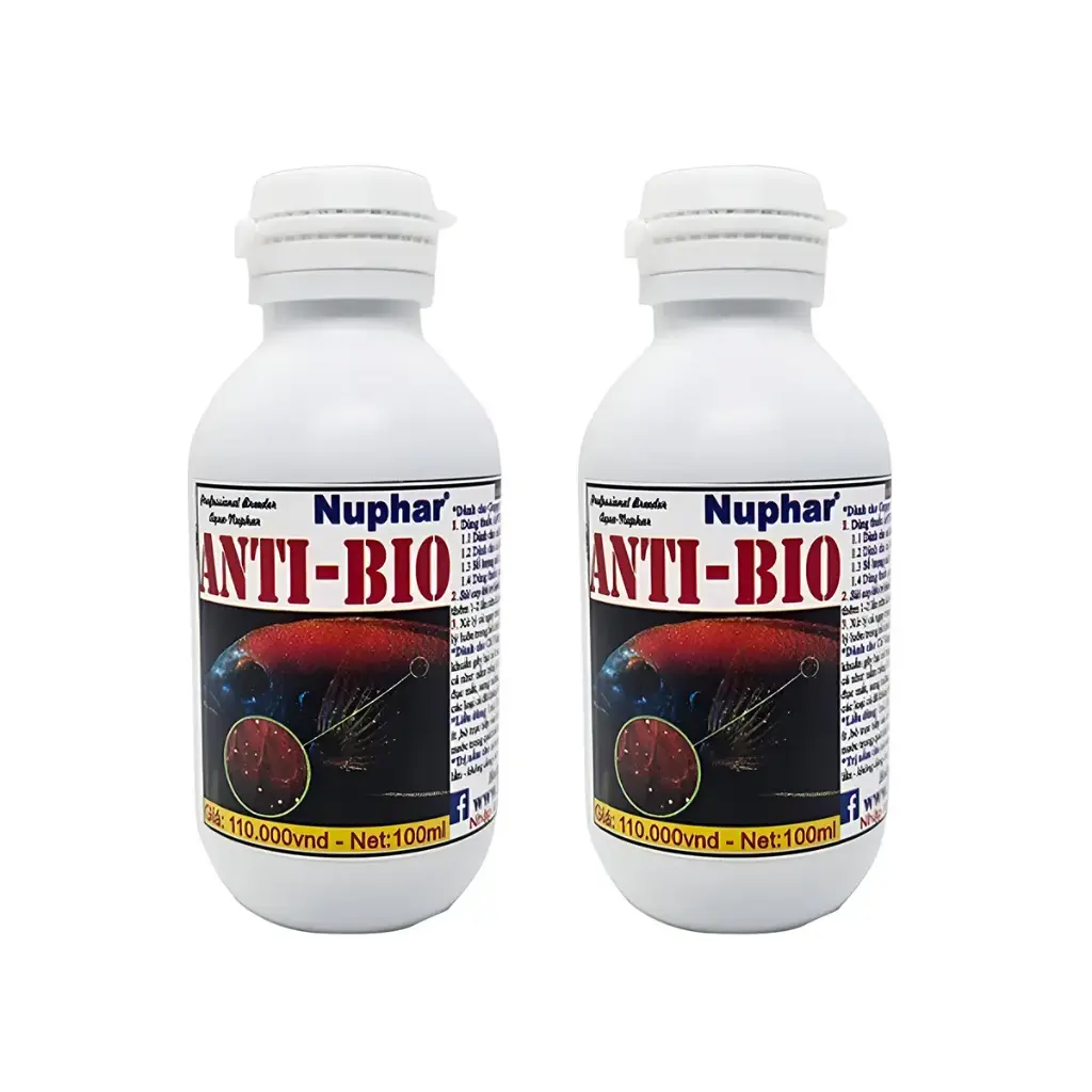 NUPHAR Anti-Bio (100ml) Thuốc Phòng Trị Nấm Túm Lắc