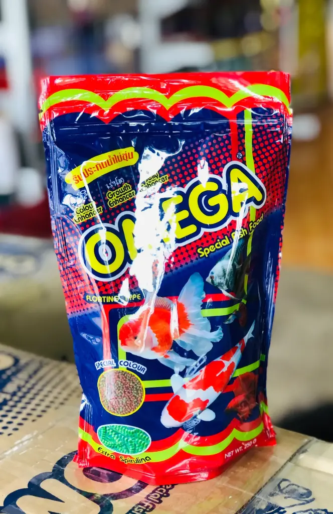 OMEGA 250g B 1.5mm (Mịn) Thức Ăn Cho Cá