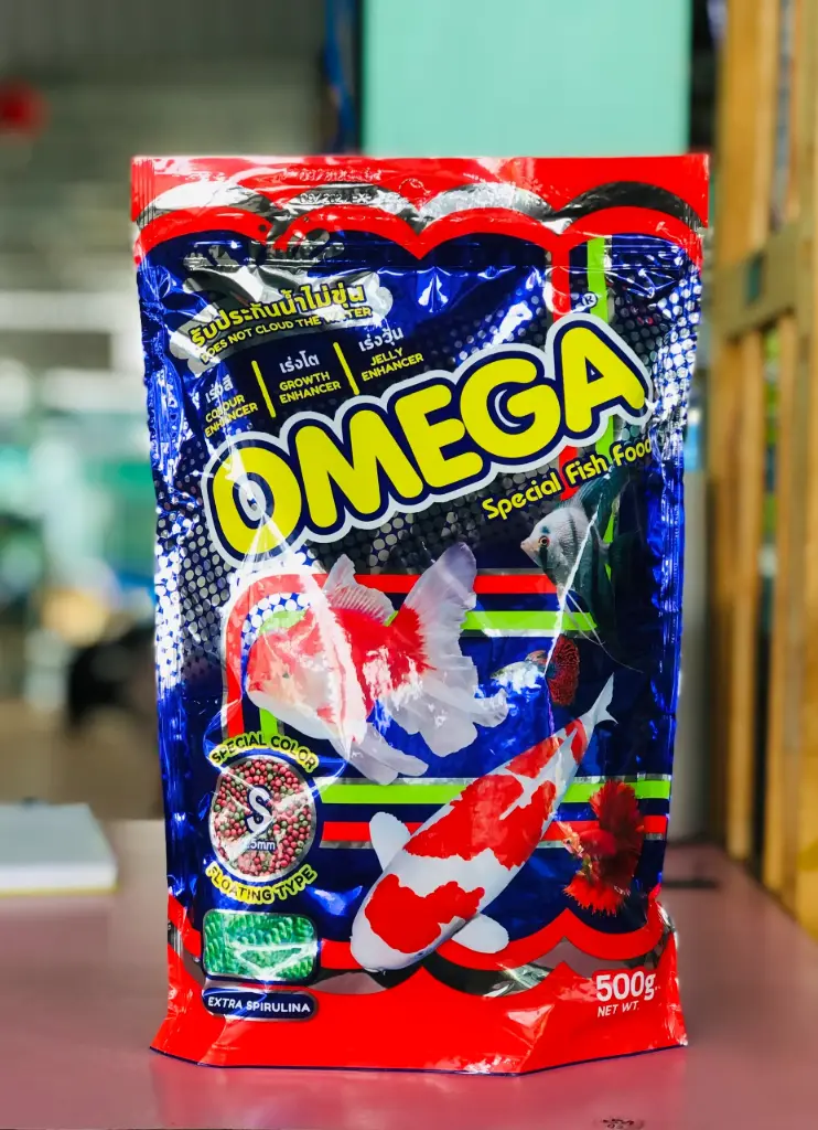 OMEGA 500g S 2.5mm (Nhỏ) Thức Ăn Cho Cá