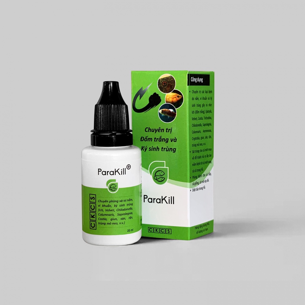 ParaKill (20ml) Thuốc Chuyên Trị Đốm Trắng và Ký Sinh Trùng