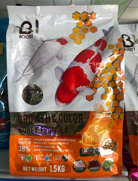 Thức Ăn Cho Cá Chép Boost Koi (1.5Kg - Hạt L)
