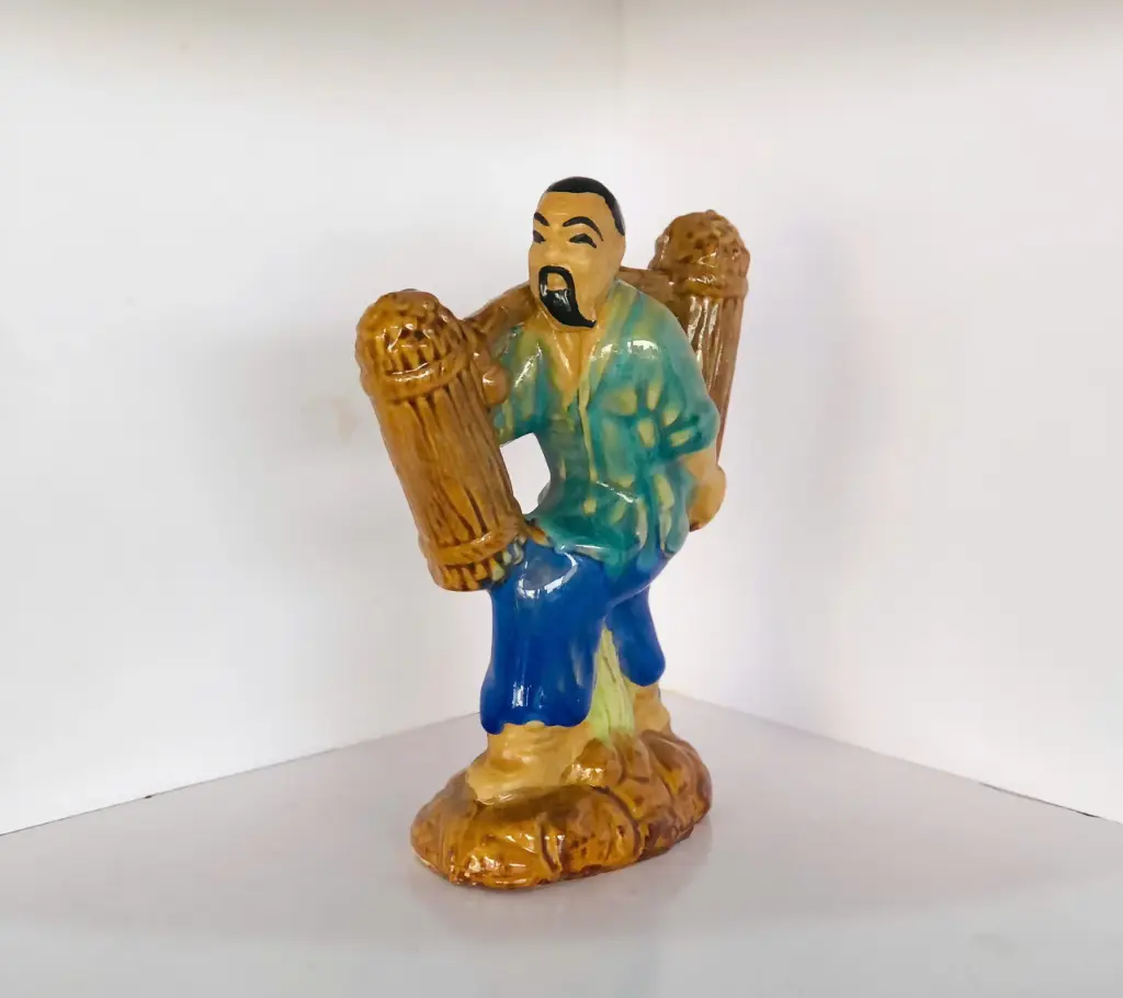 Trang Trí Đồ Gốm - Gánh Củi Đại