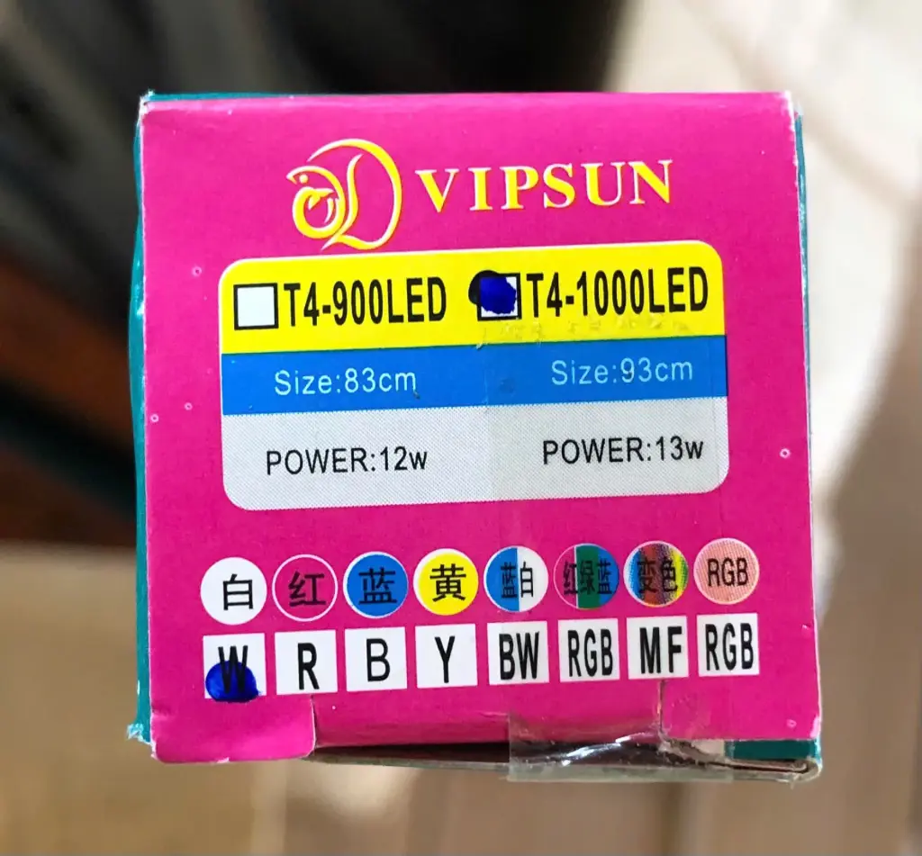 VIPSUN T4-1000LED Trắng (93cm-13w) Đèn Ống 