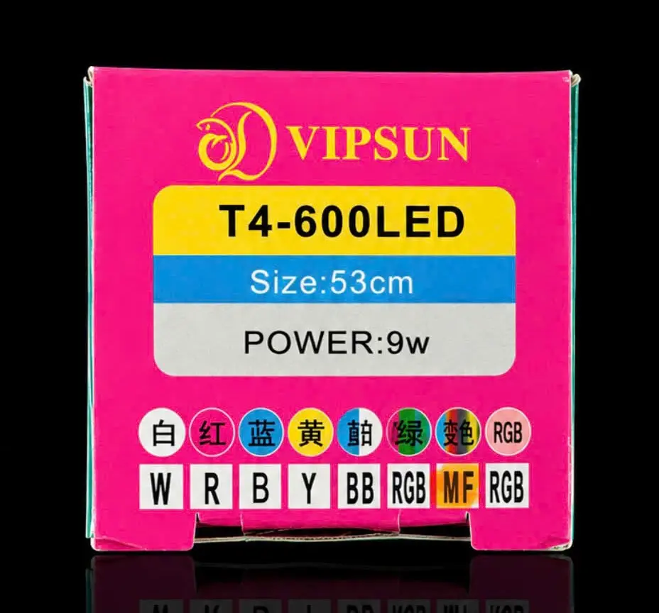 VIPSUN T4-600-LED 53cm 9W Đèn ống 3 chế độ 