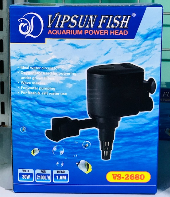 VIPSUN VS-2680 (30W/2100L) Máy Bơm Có Thổi Luồng