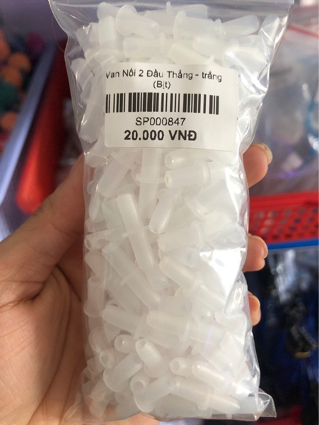 Van Trắng Nối 2 Đầu Thẳng (túi)