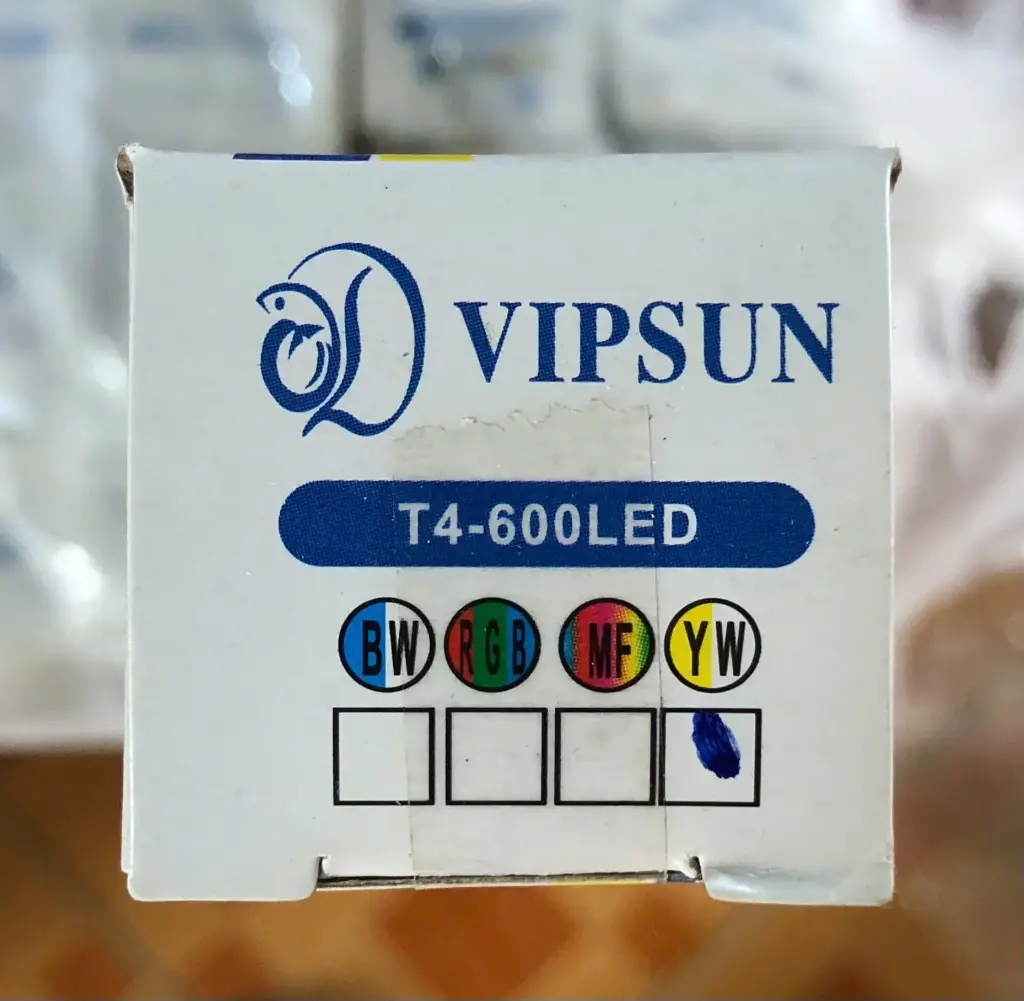 Vipsun T4-600LED ( Trắng Vàng ) Đèn Ống