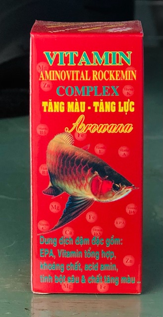 Vitamin Tăng Lực Aminovital Rockemin Complex (Đỏ)