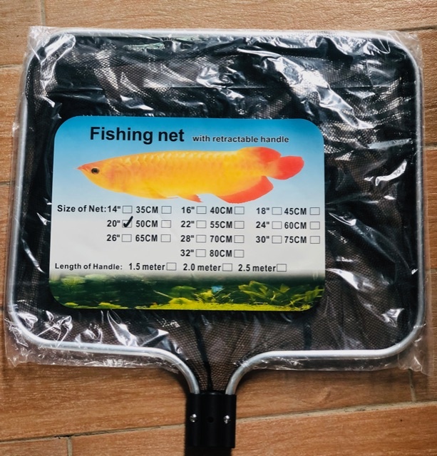 Vợt Fishing Net 16 (40cm) Cán Kéo Inox 