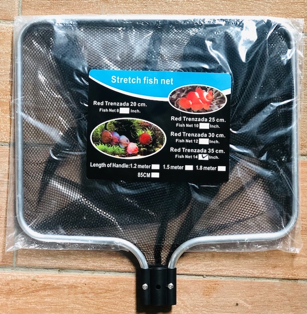 Vợt Stretch Fish Net 14 inch (35cm) Cán Kéo Inox 