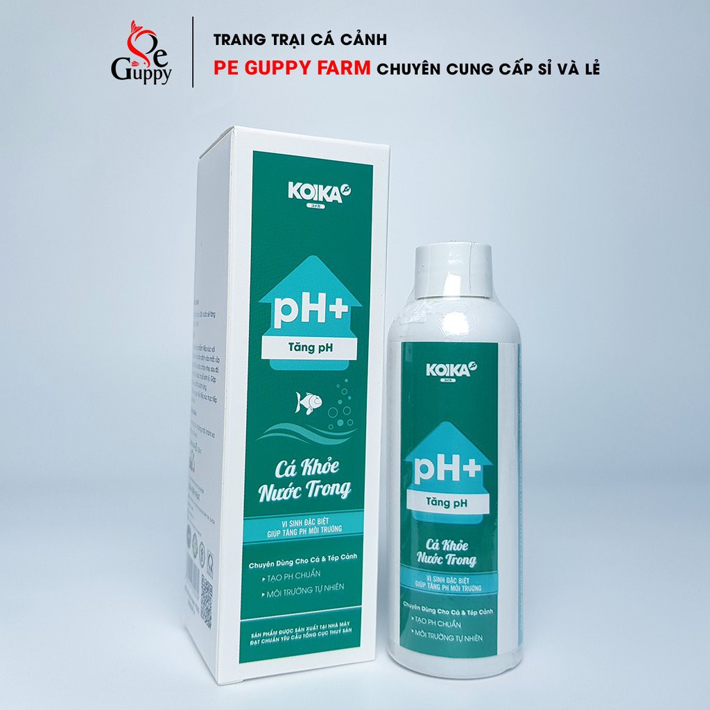 pH+ KoiKa (105ml) Dung Dịch Tăng pH