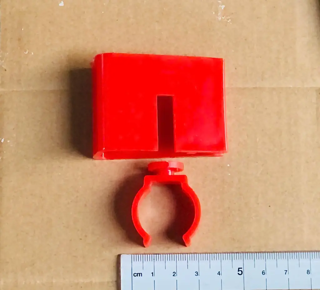 Kẹp Đèn Vạn Năng Đỏ ( 3cm ) 