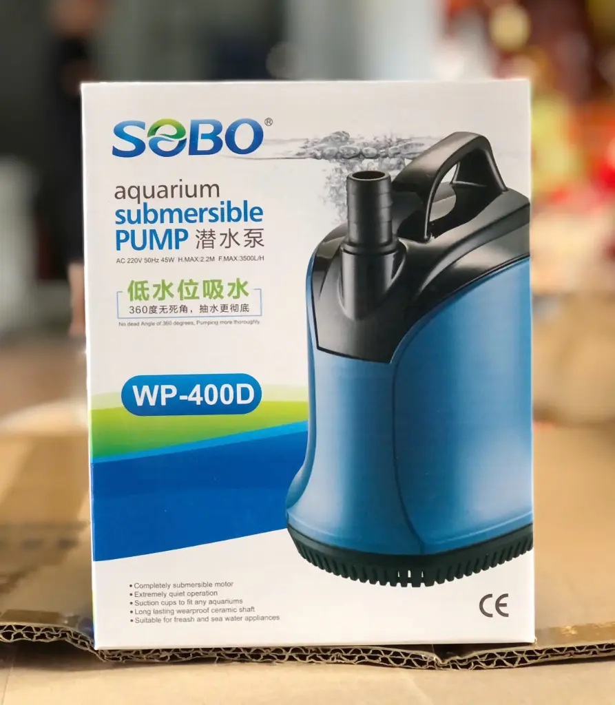 [HCH] SOBO WP-400D 45W/3500L Máy Bơm Hút Đáy