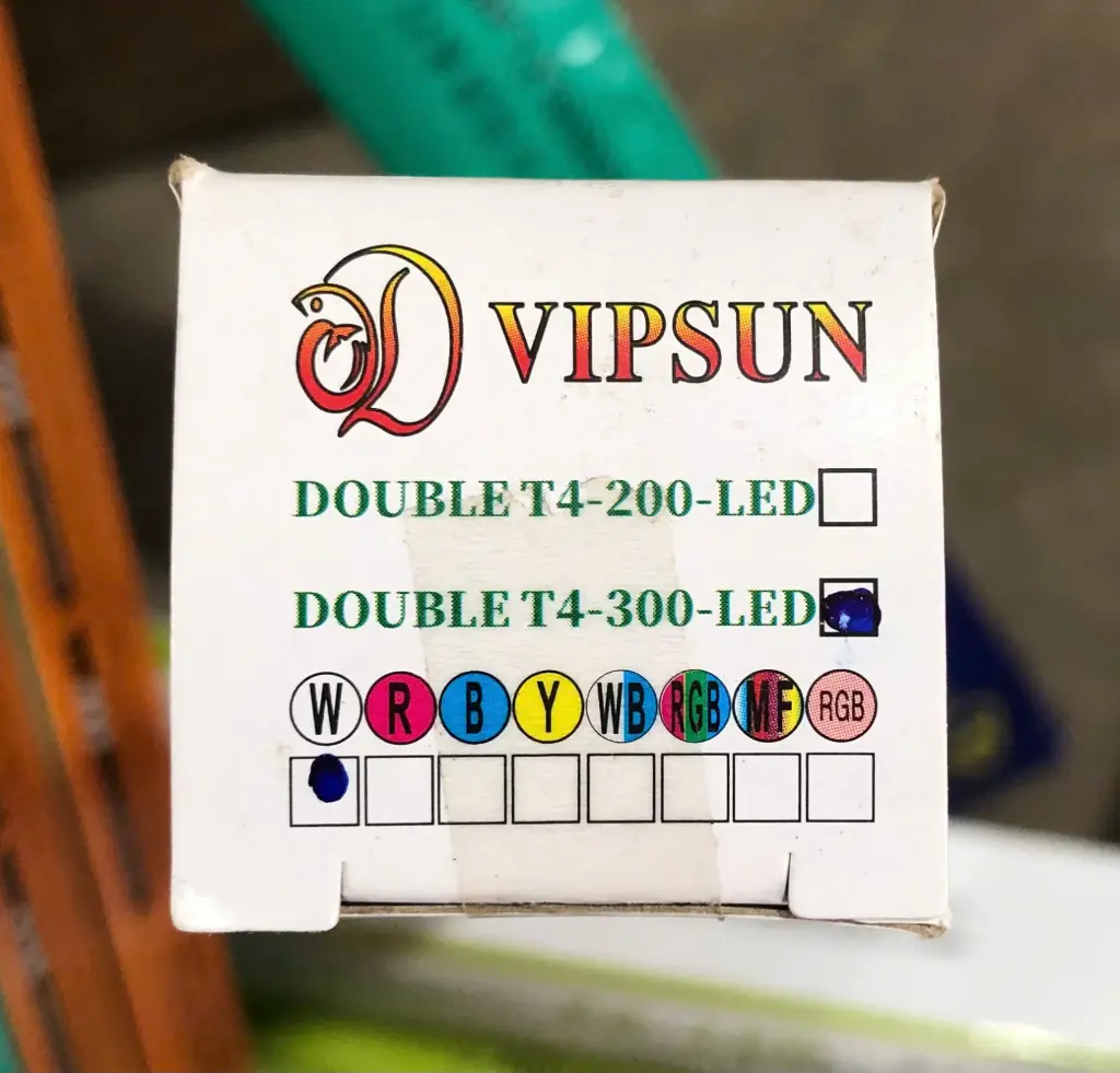 VIPSUN DOUBLE T4-300-LED Trắng Đèn ống