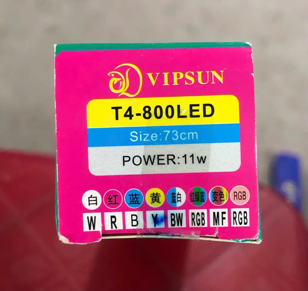 VIPSUN T4-800-LED Vàng 73cm 11W Đèn ống 
