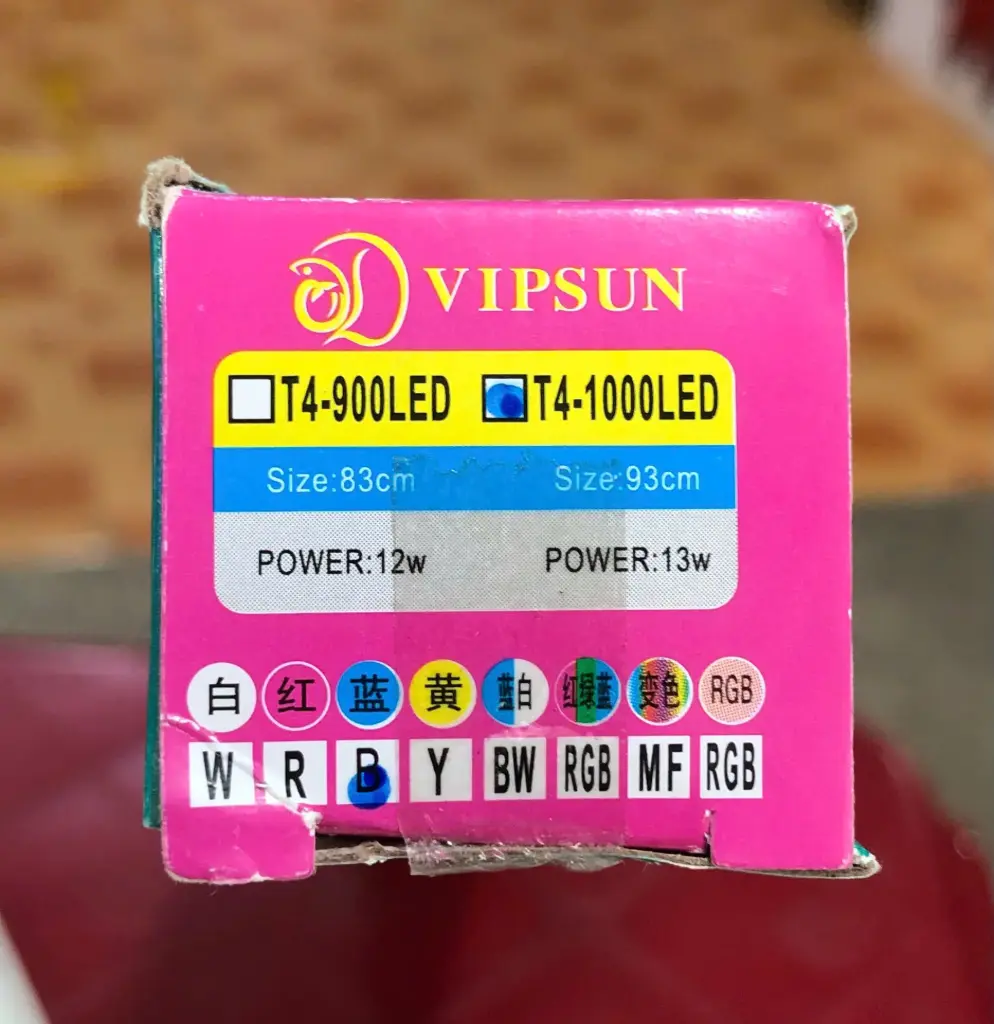 VIPSUN T4-1000-LED Xanh Dương 93cm 13W Đèn ống 