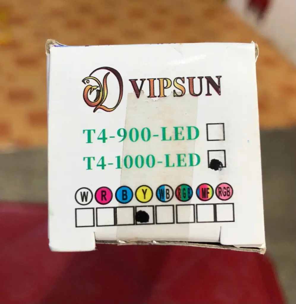 VIPSUN T4-1000-LED Vàng Đèn ống 