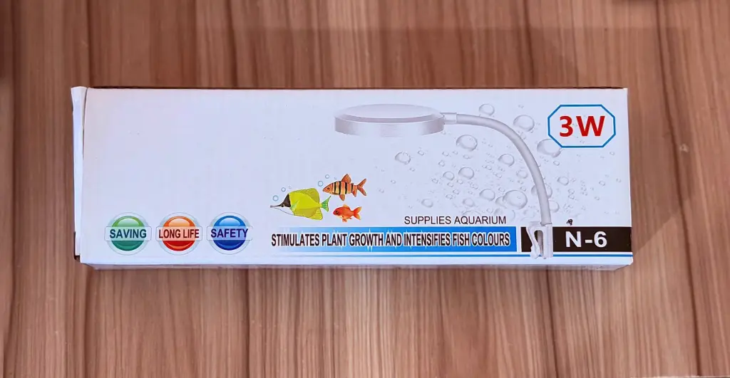 NANO AQUARIUM LAMP N-6 3W Đèn rọi 3 chế độ đổi màu