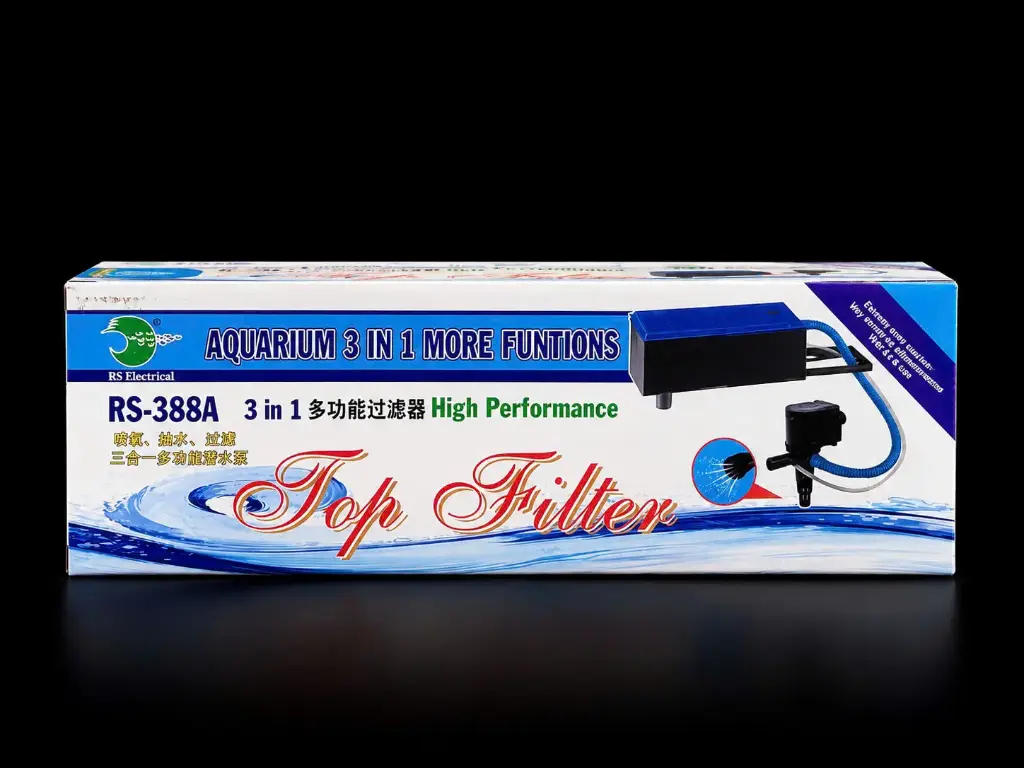 RS Electrical RS-388A 25W 1750L Máy Bơm Kèm Hộp Lọc Máng 