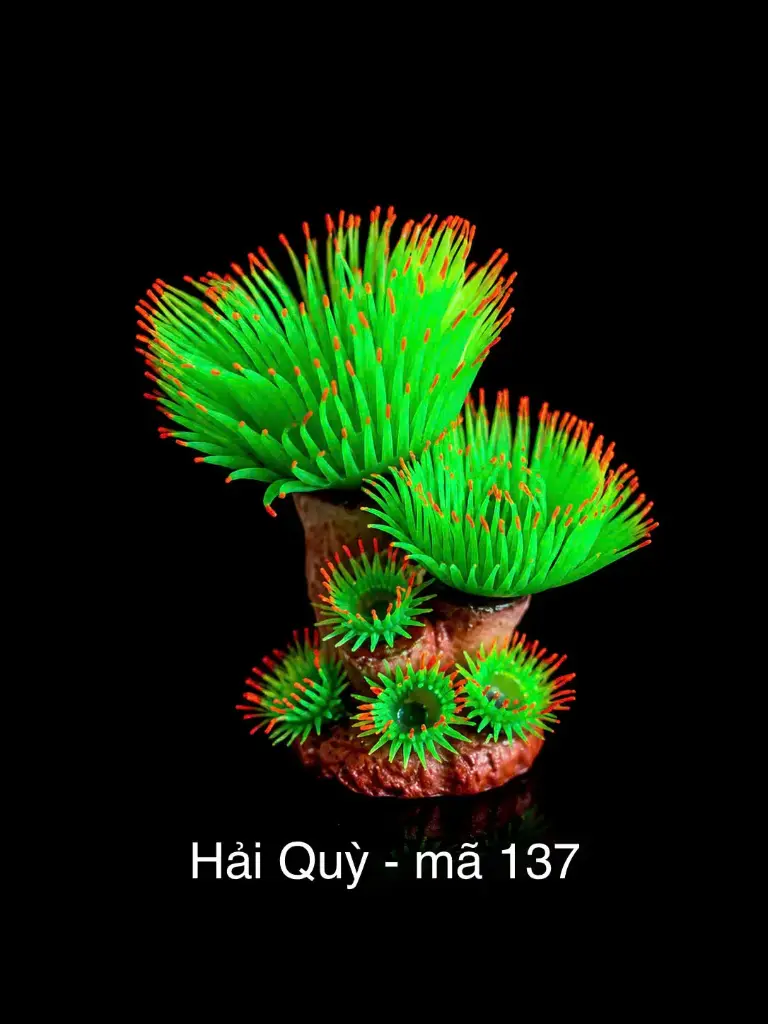 Hải Quỳ Giả Phát Quang - Mã 137 Trang Trí Bể Cá