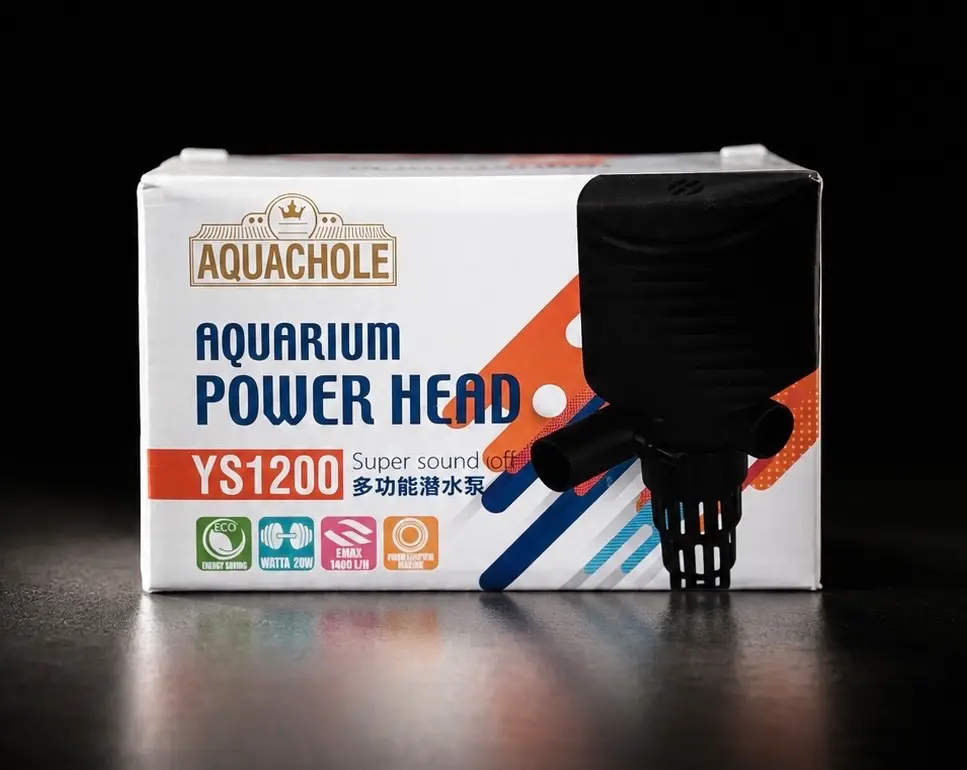 Aquachole YS1200 (20W/1400L) Máy Bơm Chìm Có Thổi Luồng