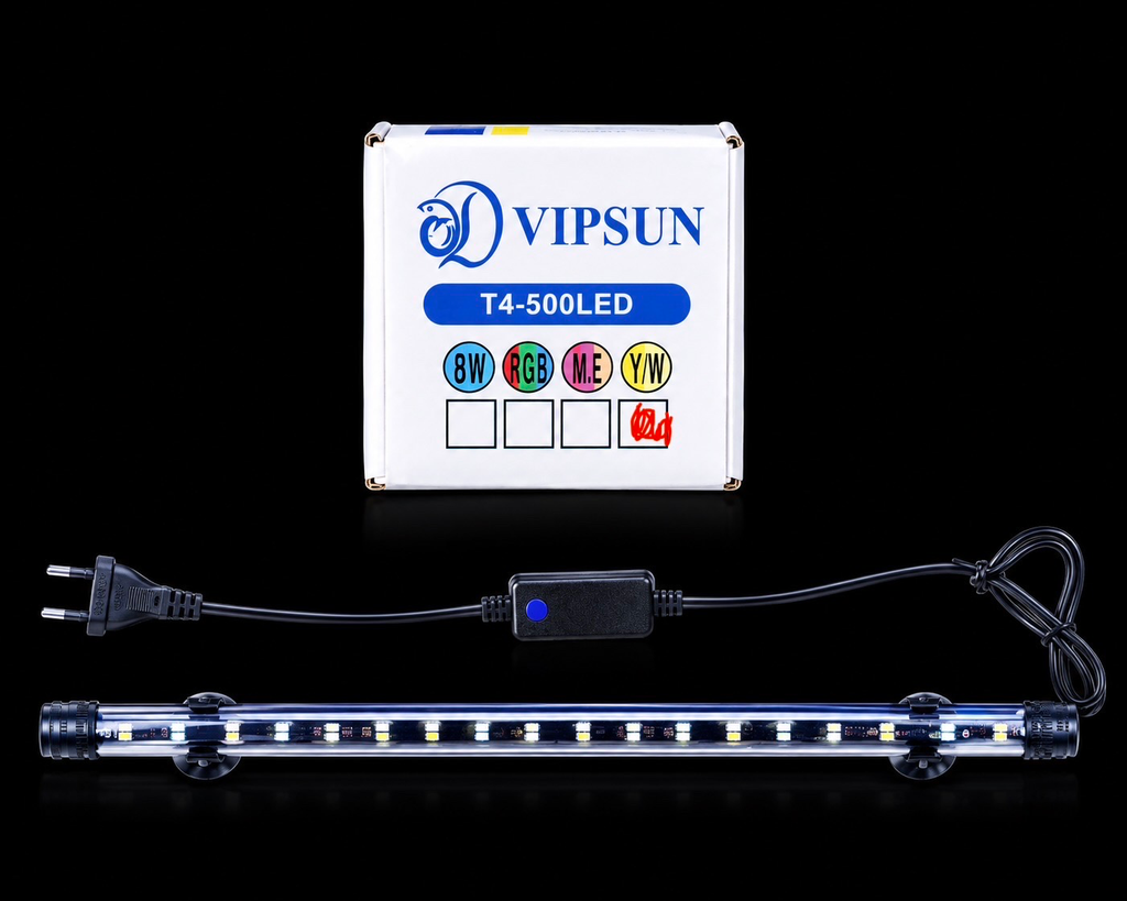 VIPSUN T4-500-LED Trắng Vàng 42cm Đèn ống 2 hàng LED