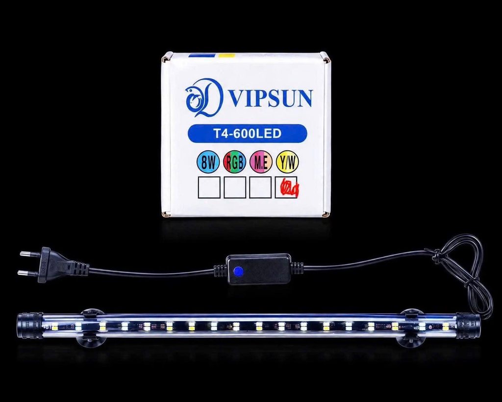 VIPSUN T4-600-LED Trắng Vàng 52cm Đèn ống 2 hàng LED