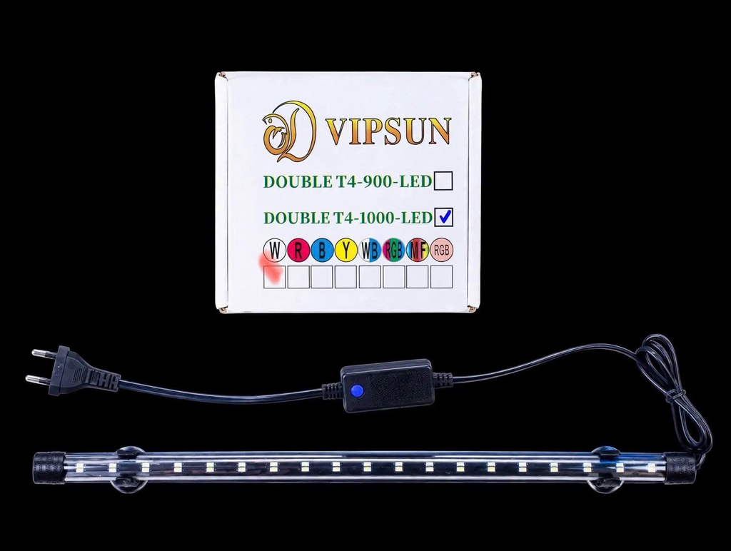 VIPSUN T4-1000-LED Trắng 42cm Đèn ống 2 hàng LED