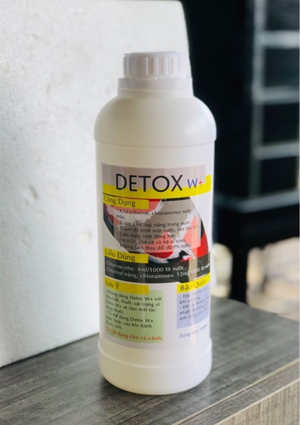 Detox W+ (1000ml) Khử Clo 