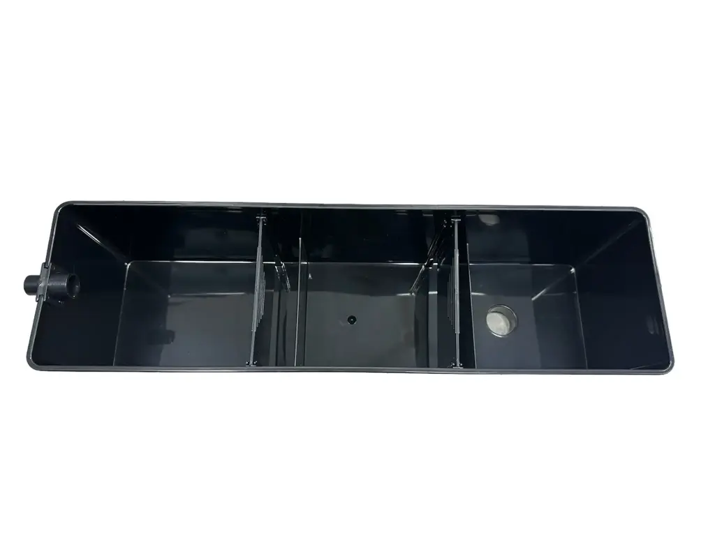 Lọc Tràn Nhựa Mica - Đen (46x13x13cm)