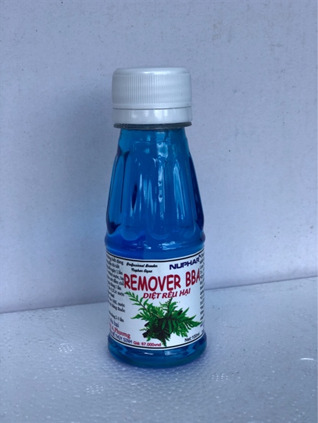 NUPHAR Remover Bba (Xanh Dương 100ml) Diệt rêu hại-Chùm đen