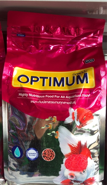 Optimum (1kg/hồng) Thức Ăn Cá