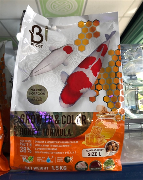 Thức Ăn Cho Cá Chép Boost Koi (1.5Kg - Hạt M)