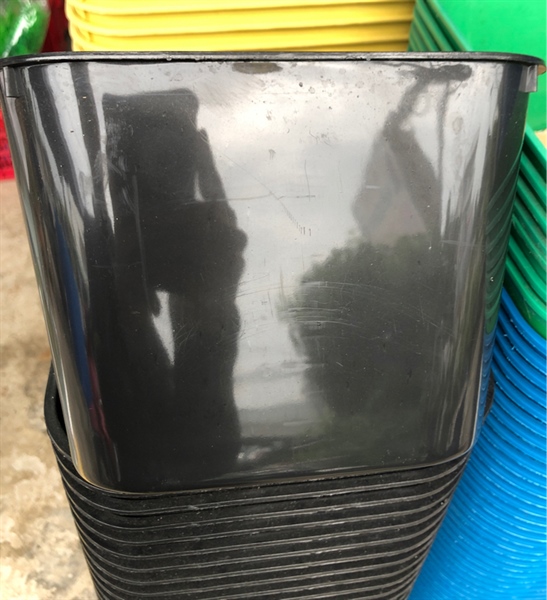 Khay Nhựa Đen 7L (30X22X16cm)