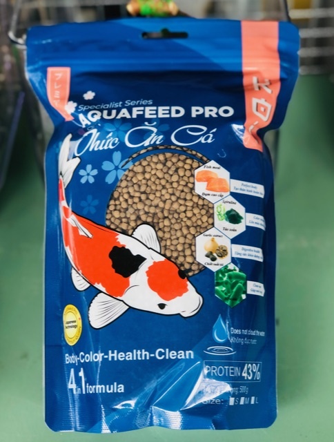 AquaFeed Pro 500g/Túi (Nhỏ) Thức Ăn Cá 