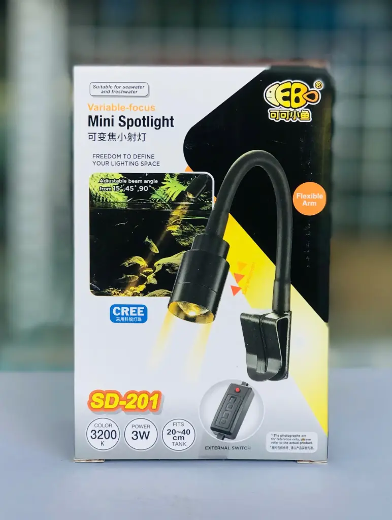 COCOFISH SD-201A (3W) Đèn Rọi Điều Chỉnh Tiêu Cự