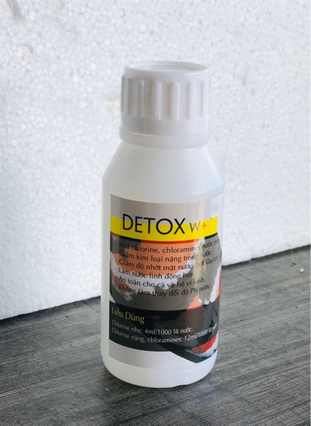 Detox W+ (100ml) Khử Clo 