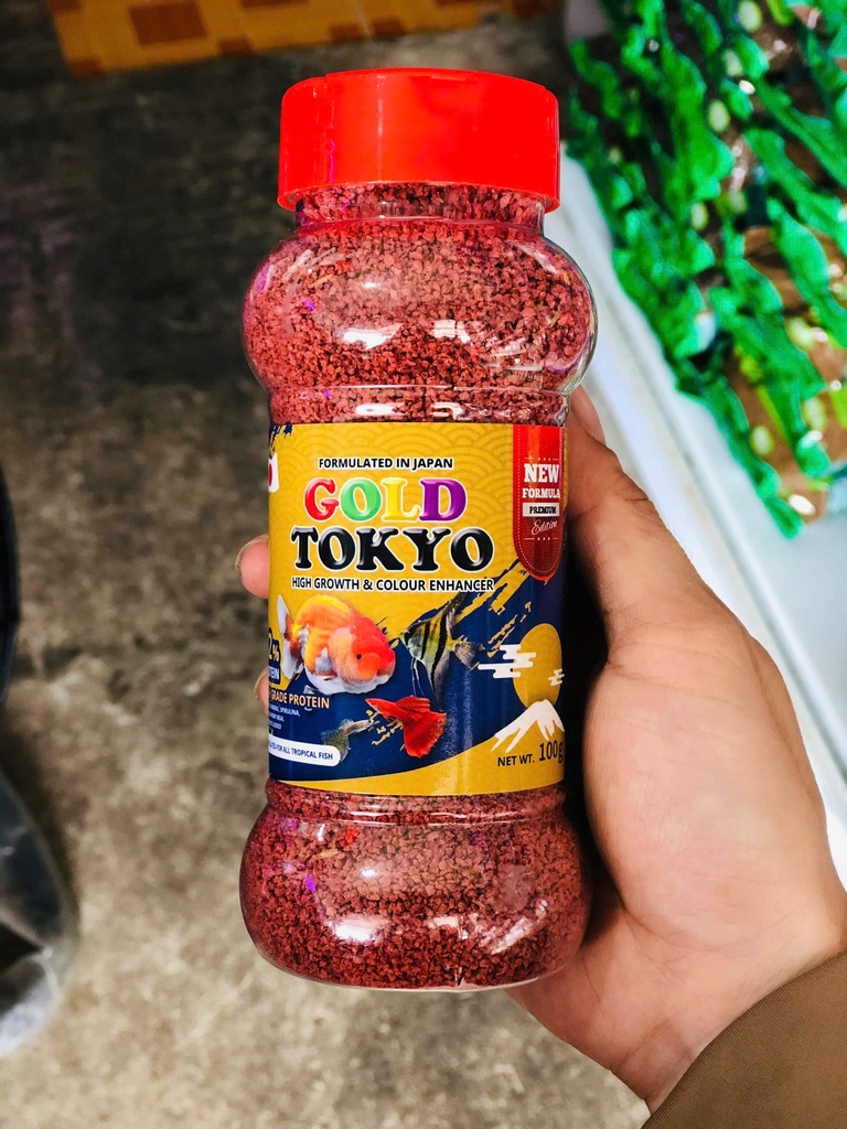 Gold Tokyo 100g/Lọ (Hạt Nhuyễn) Thức Ăn Cá 