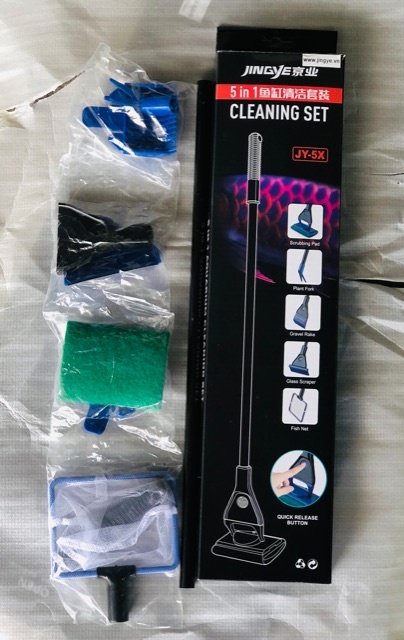 JINGYE Cleaning Set JY-5X (Bộ dụng cụ vệ sinh hồ)