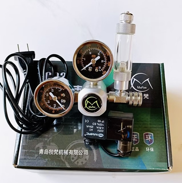 Jian Ya Biao MUFAN CO2 G5/8 Van Điện - Van Đóng Mở Co2 Tự Động