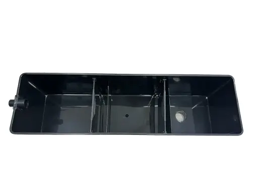 [TBLOC.00074] Lọc Tràn Nhựa Mica 46x13x13cm đen