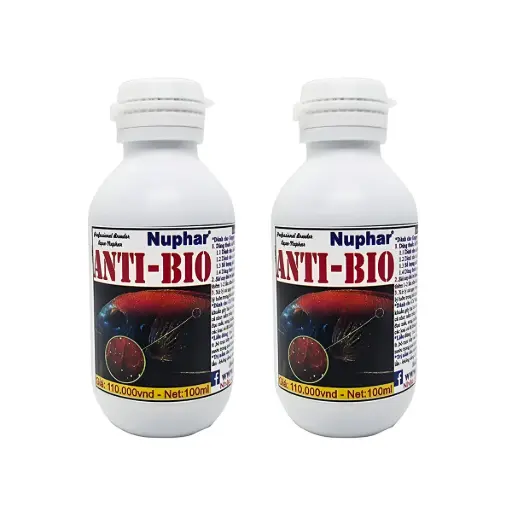 [THUOC.00069] NUPHAR Anti-Bio (100ml) Thuốc Phòng Trị Nấm Túm Lắc
