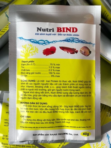 [PHKI.00325] Nutri BIND Chất Kết Dính (40gr)