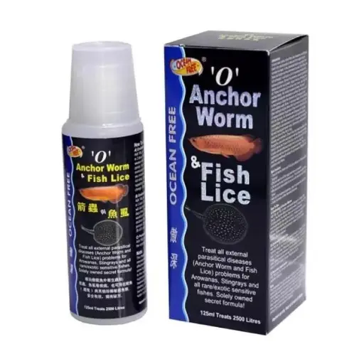 [THUOC.00147] Ocean Free 0 - Anchor Worm & Fish Lice (125ml) Thuốc Trị ký sinh trùng và trùng mỏ neo