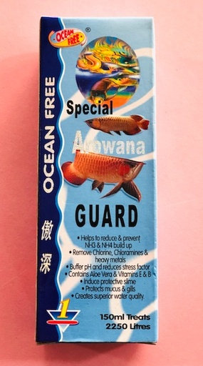 [THUOC.00064] Ocean Free 1 - Arowana Guard (150ml) Thuốc Khử Clo Giải Độc Cho Cá Rồng