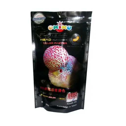 [THAN.00224] Okiko Platinum M (100g) Thức Ăn Cá La Hán Hỗ Trợ 3in1  
