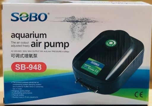 [PGF.M.OXI.00033] SOBO SB-948 Máy Oxi Siêu êm 4 vòi