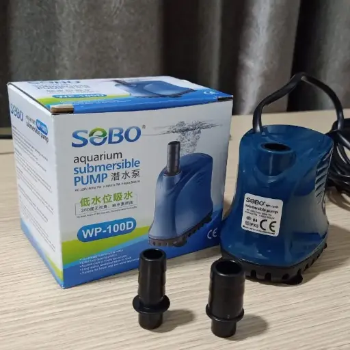 [M.BOM.00091] SOBO WP-100D (7W/560L) Máy Bơm Hút Đáy