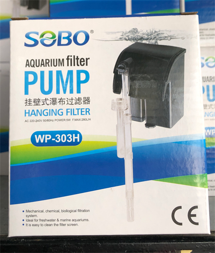 [TBLOC.00015.WP303H] SOBO WP-303H (5W/280L) Máy Lọc Thác